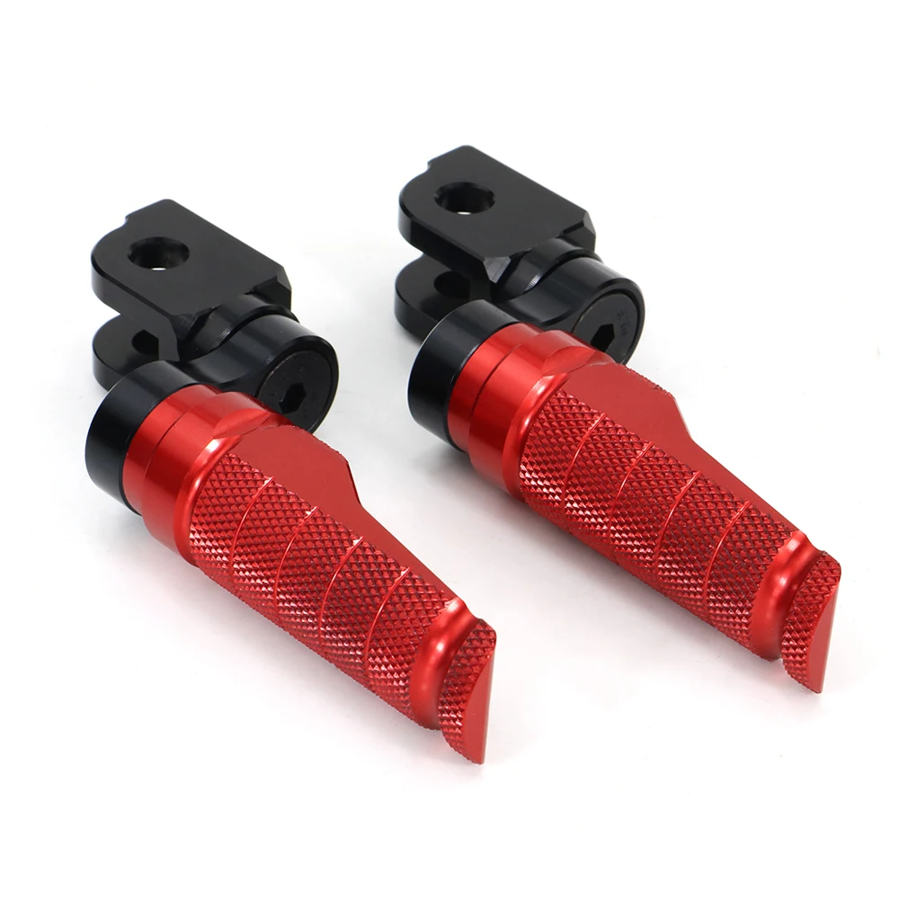 Motorcycle Front Footrests Foot Pegs Adjustable Fit For Suzuki DL650 Vstrom GSR600 GSXR600 750 GSXR1000 GSXS125 GSX-S1000 SV650