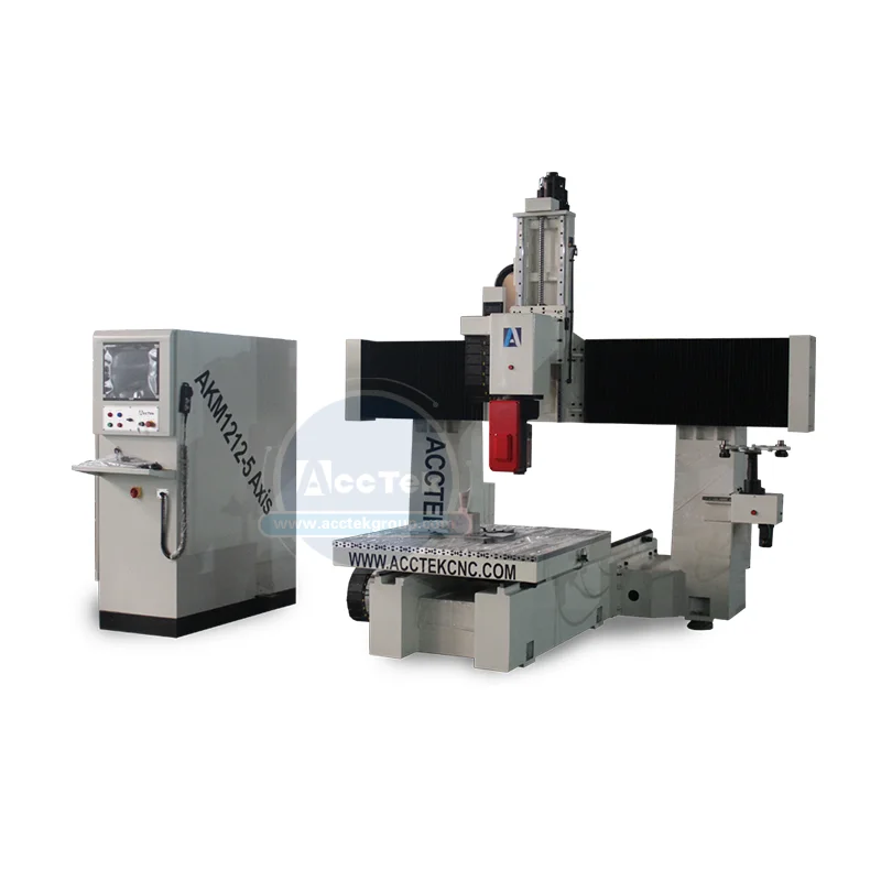 Big 5 Axes Carving Wood Foam Cnc Router Machine Real Cnc 5 Axis Machining