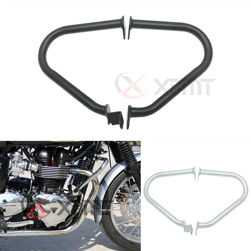 Ochraniacz silnika motocyklowego, gmole, rama ochronna, boczne osłony na Triumph Bonneville T100/SE T100 2001-2015