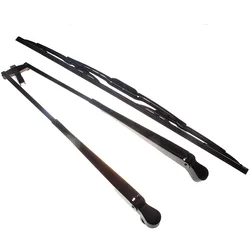 For Bobcat Wiper Arm Blade Kit S100 S130 S150 S160 S175 S185 S205 Skid Steer Door 7188371+7188372