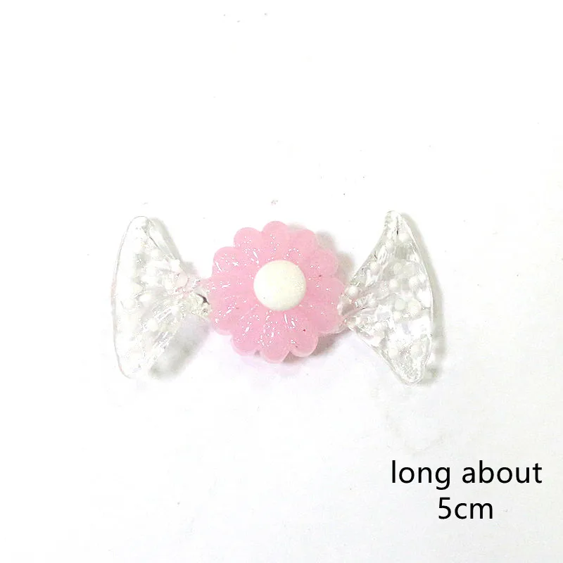 Custom Creative Murano Glass Sweets Pink Candy Craft Ornaments Home Desktop Christmas Valentine\'s Day Wedding Decor Accessories
