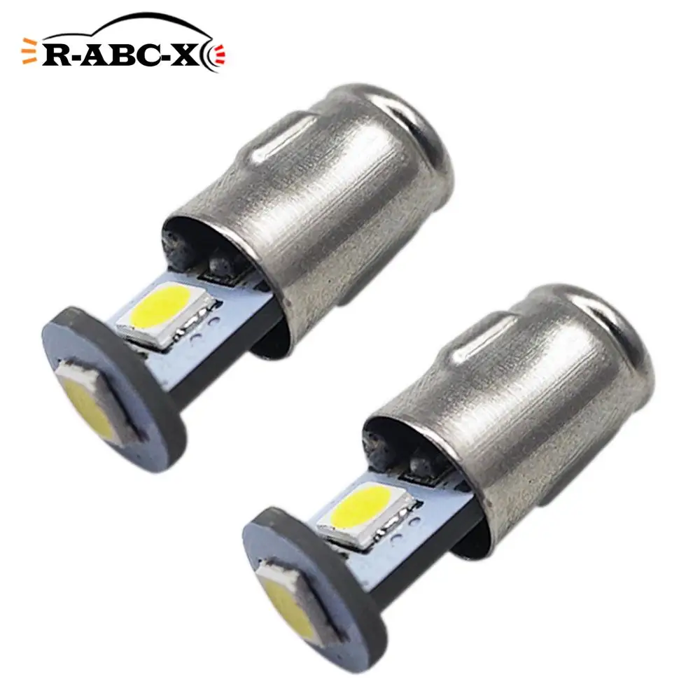 2Pcs BA7S T7 Led Bulb Car Dashboard Instrument Panel Auto Interior Position Backup Light Lamp White Blue Yellow AC12V