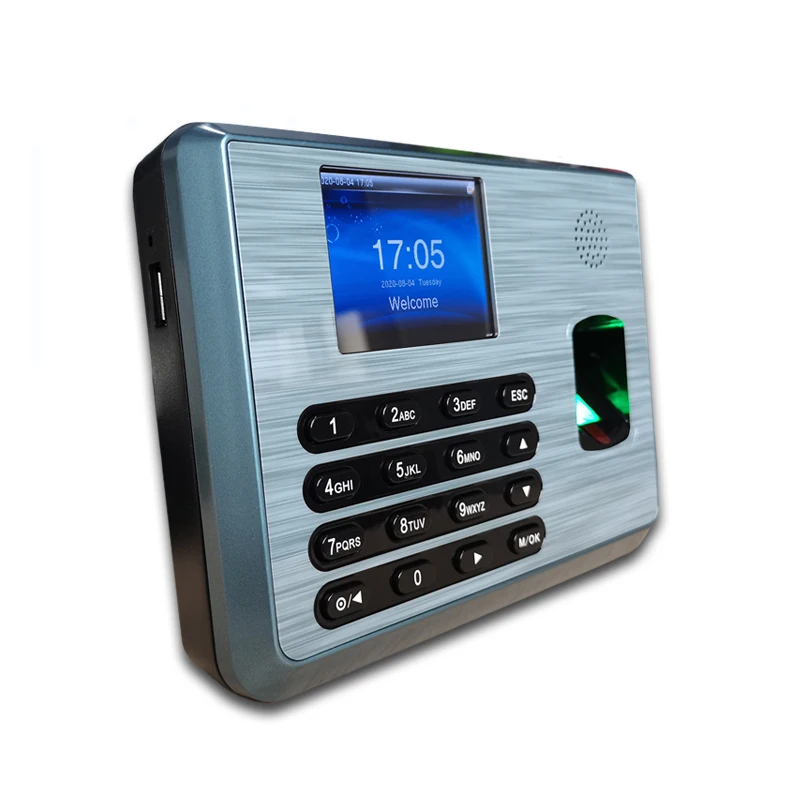 Zk TX628 Tijdregistratie Machine Tcp/Ip Communicatie 3-Inch Touch Screen Biometrische Vingerafdruklezer Voor Tijdregistratie Klok