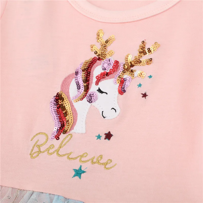 Jumping Meters Princess Party Tutu Girls Dresses Fashion Hot Selling Birthday Gift Long Sleeve Autumn Spring Kids Frocks Costume image 3