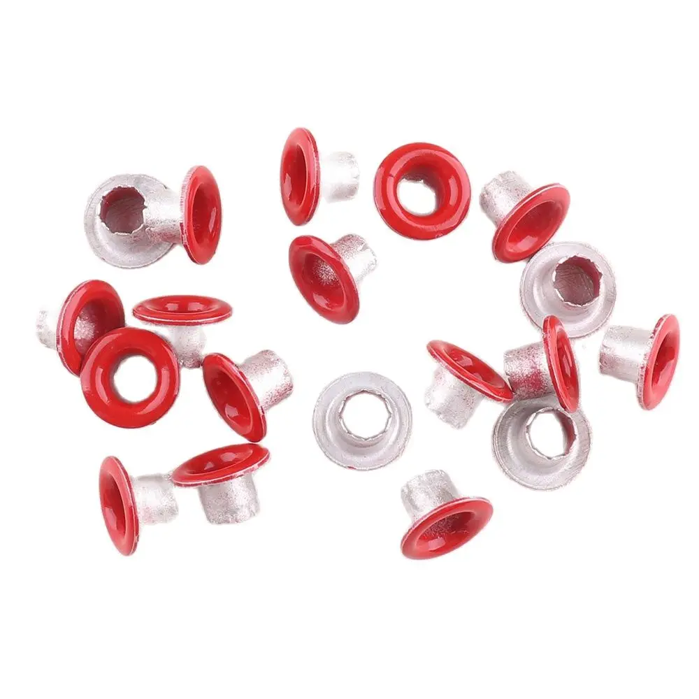 100 sets scrapbooking eyelets red 10*4*6mm Knitwear, Jeans, Bags, Shoe Sewing handmade Crafts Fashion Practical Accessories