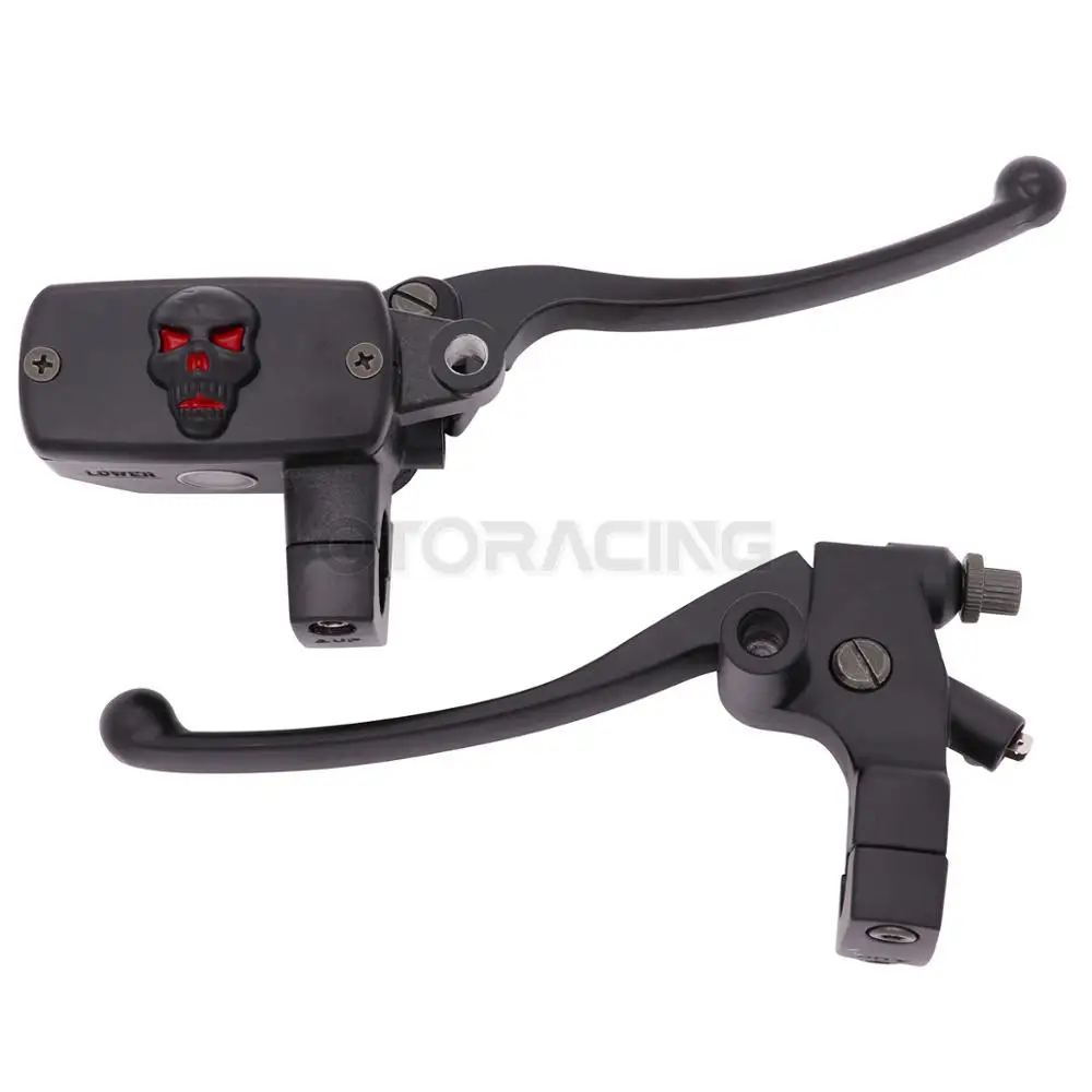 1\'\' 25mm Motorcycle Brake Clutch Master Cylinder Reservoir Levers For Yamaha V-Star XVS650 XVS950 XVS1100 XVS1300