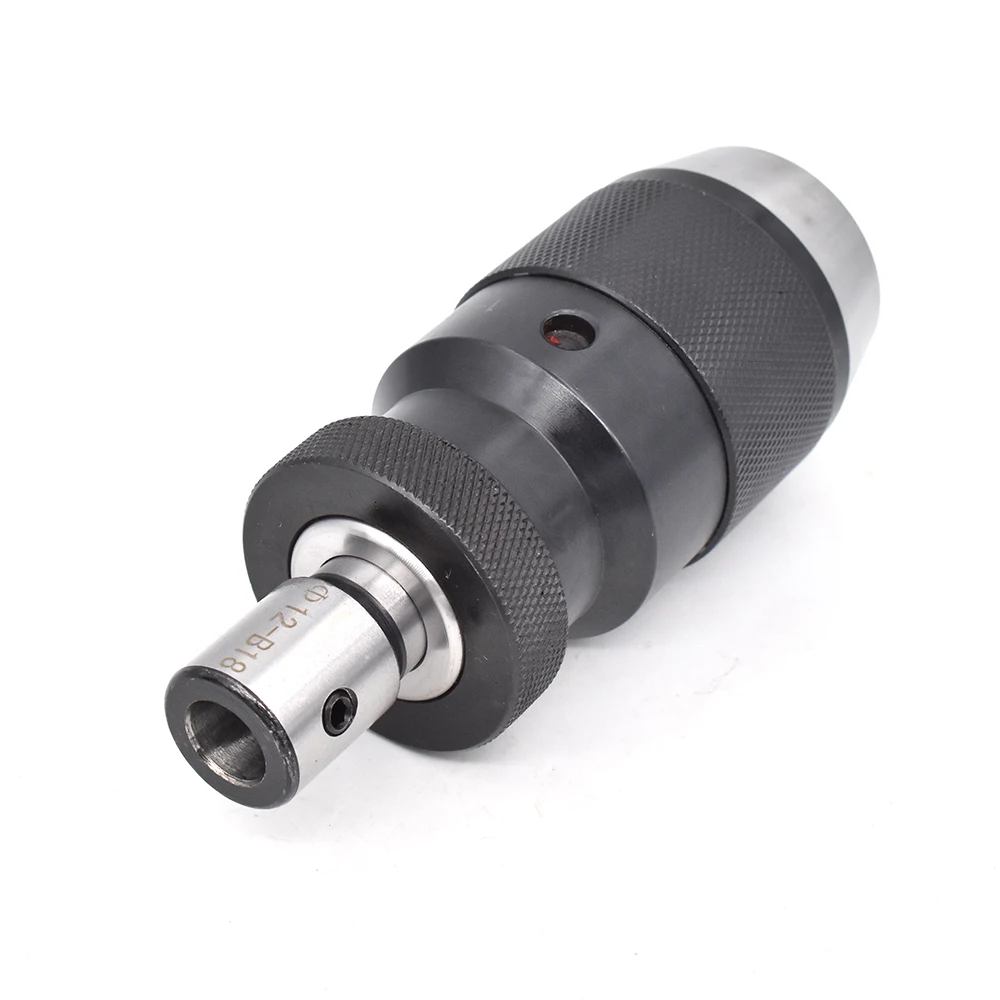 B12 self tighten keyless drill chuck +inner hole 5MM 6MM 7MM 8mm 9mm 10mm 11mm 12 14mm arbor adapter motor shaft connecting rod