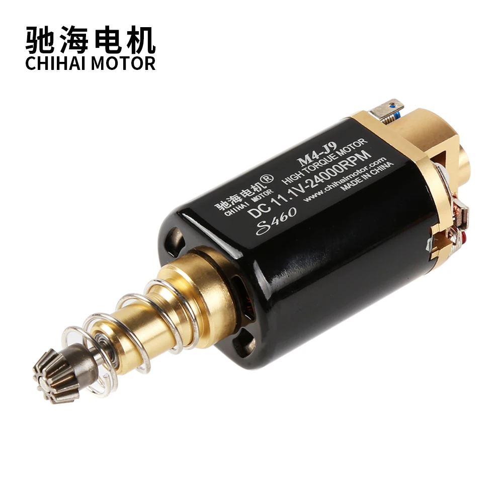 

chihai motor CHF-460W-11240 0.6mm 26TPA CNC high torque long type motor for gen9 ACR-J10 gel blasters