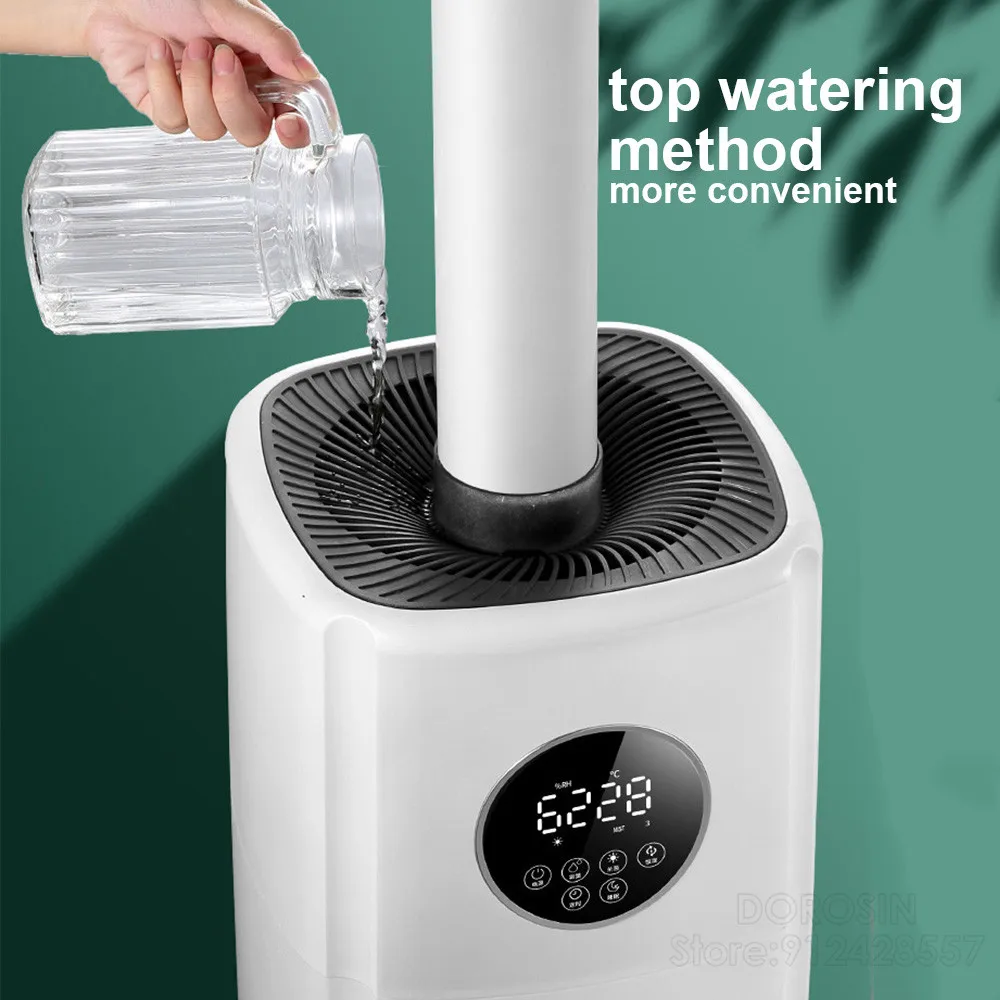 21L ขนาดใหญ่ความจุ Air Humidifier Diffuser Commercial สมาร์ทความชื้นควบคุมรีโมทคอนโทรล Mist Sprayer 110V-220V