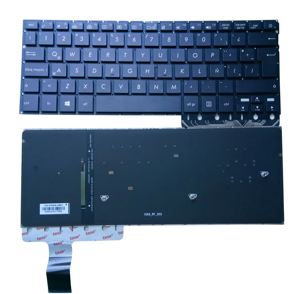 

Latin Backlight Keyboard For Asus Zenbook UX330 UX330U UX330UA UX330UAK LA Fit Spanish Notebook Backlit Keyboards 0KNB0-2632LA00