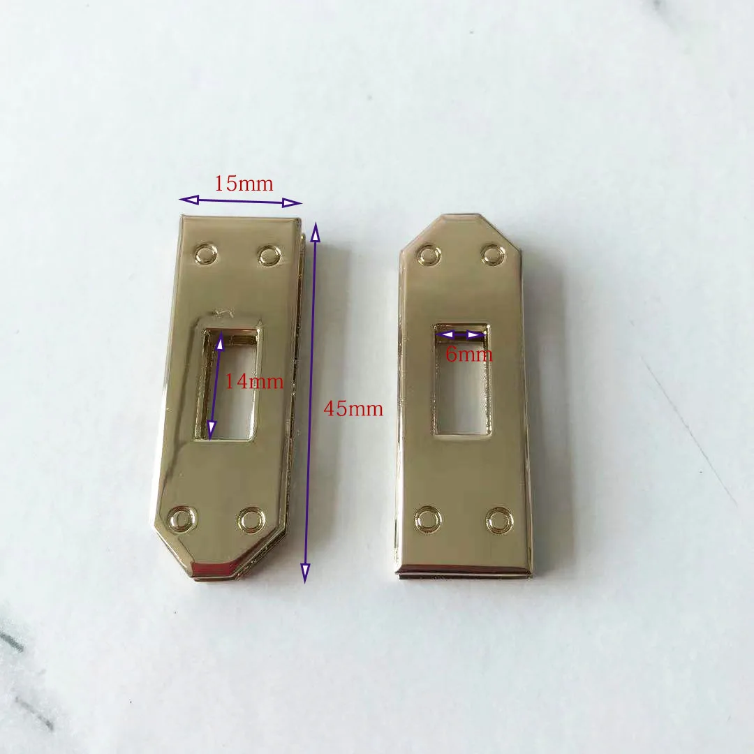 1 Set (7 Stück) 45 mm 4 Farben Metall Taschenschloss Hardware Zubehör Damen Handtasche Drehverschluss Schloss Schnalle DIY Teil Lederhandwerk – Detail 31