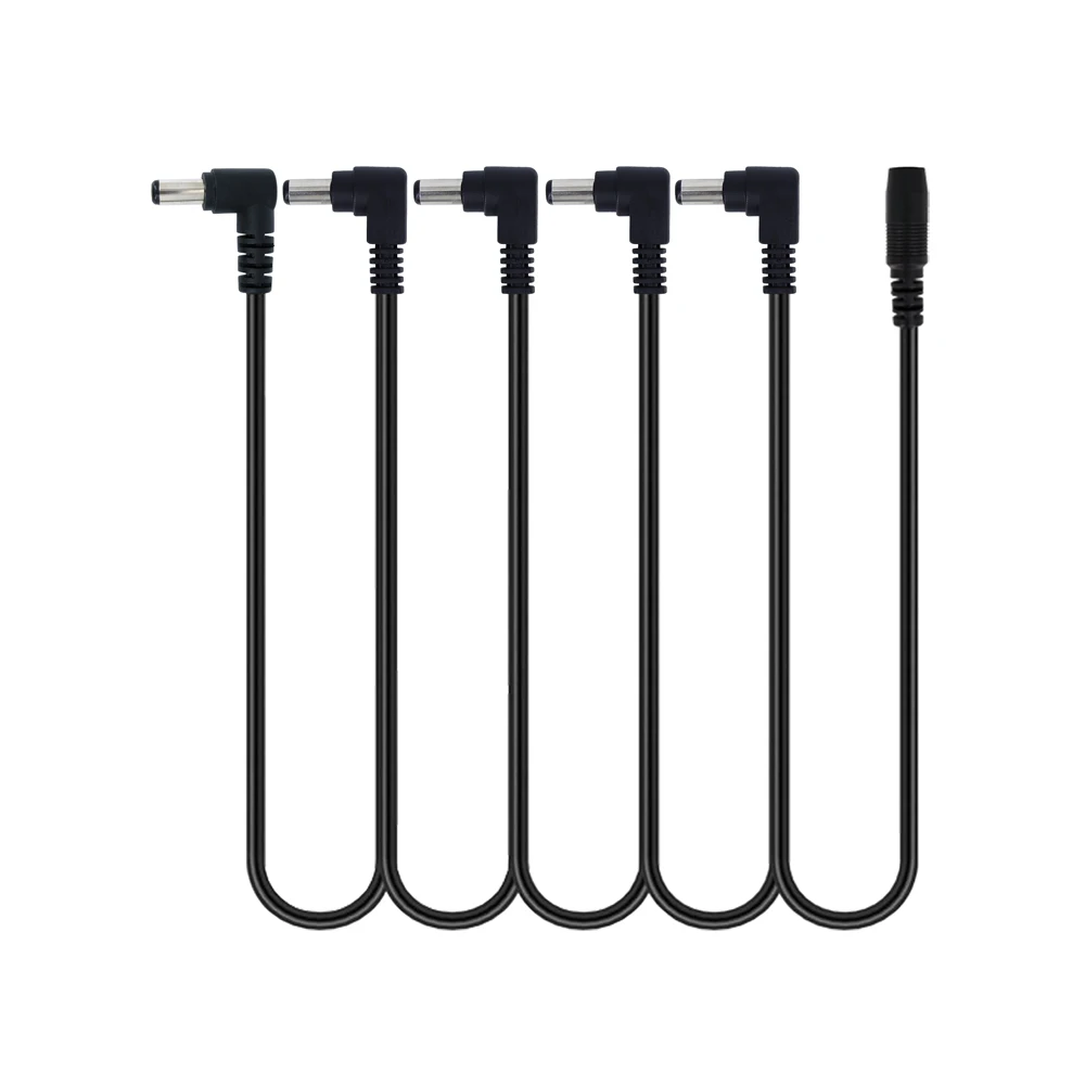 Papatya zinciri 1 ila 3 5 6 8 yolları Splitter gitar efektleri Pedal aksesuarları güç uzatma kablosu için 9V DC adaptör fiş