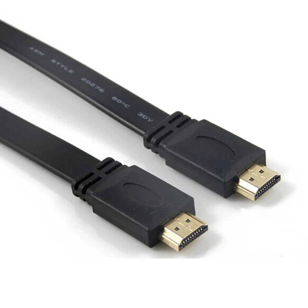 كابل hdmi عالي السرعة 1.4 فولت ، 30 سنتيمتر ، مطلي بالذهب ، 1080p ، ثلاثي الأبعاد ، متوافق مع ps4 ، xbox ، جهاز عرض ، hdtv