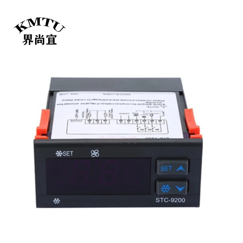 Refrigeration Defrosting Fan Alarm Double Sensor Line Cold Storage   Electronic Temperature Controller STC-9200