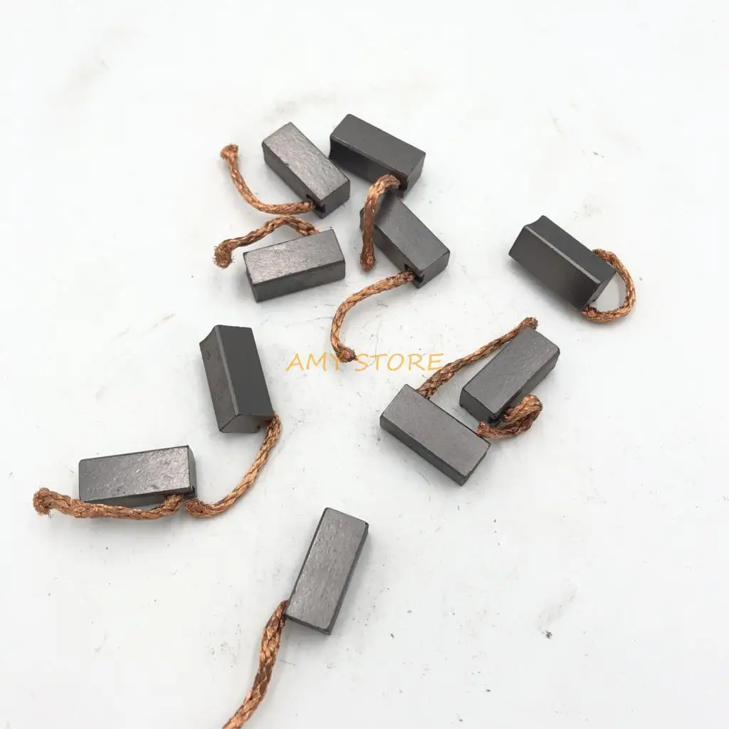 10Pcs Carbon Brush For Vehicle Automobile Car Truck Heater Blower Fan Air-Blower Car Motor Carbon Brushes 8x9x20mm