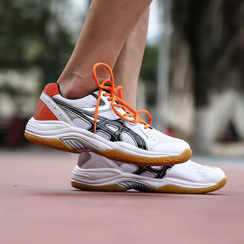 Spring Men Volleyball Shoes Student Training Shoes Competition Shoes Breathable Badminton Shoes Outdoor Non Slip Sneakers Men