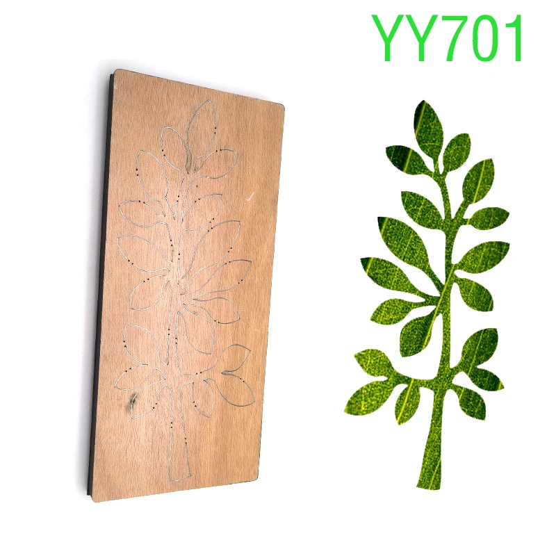 

New leaf mold leaf wood mold YY701 plate is suitable for common cutting machines in the market