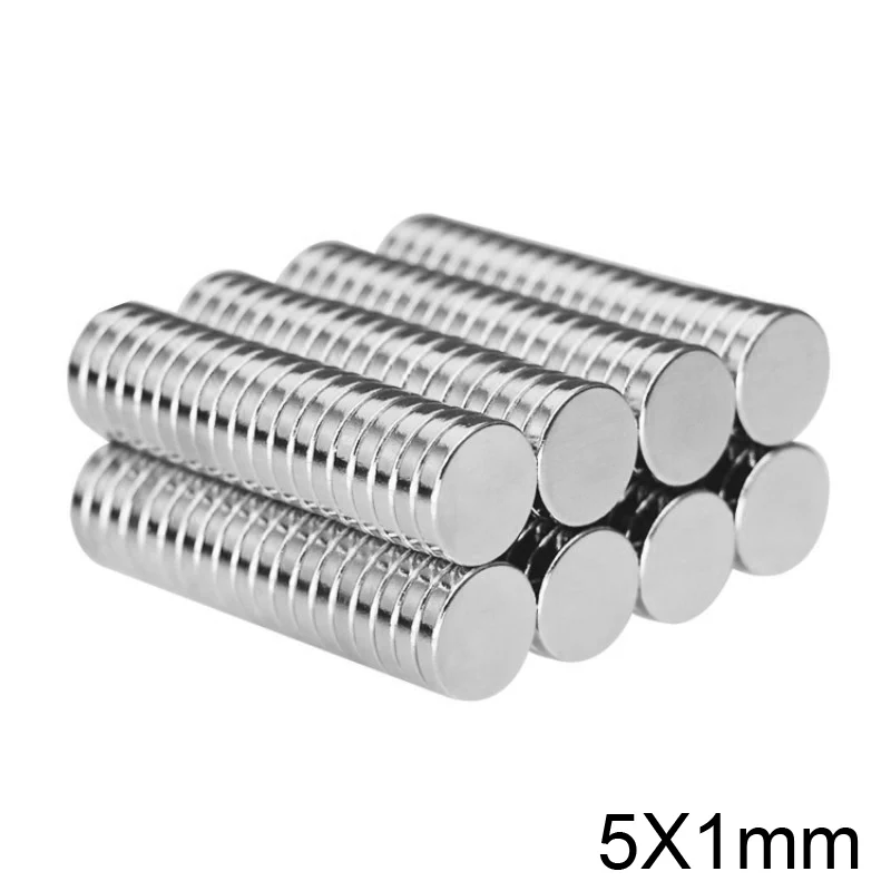 80~3000pcs 5x1 mm Mini Small Circular Magnets 5mmx1mm N35 Neodymium Magnet strong Dia 5x1mm Permanent NdFeB Magnets Disc 5*1 mm