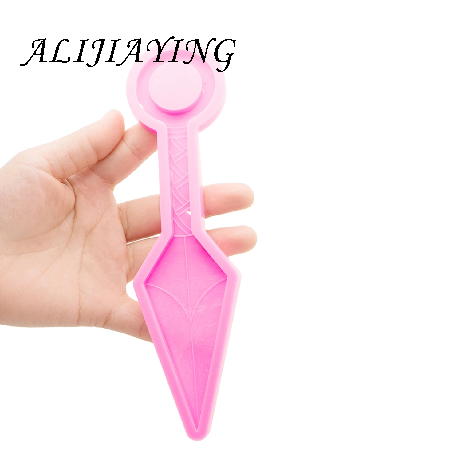 Shiny Knife Mold DIY Epoxy Resin Self Defense Silicone Molds, Kunai Knife Earring Resin Crafting Mold Supplies DY0908