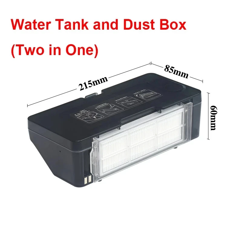 2 In 1 Water Tank Stof Doos Voor Xiaomi Mijia STYTJ02YM/Viomi V2 Pro/V3 Robotic Stofzuiger stof Box Water Tank Vervanging