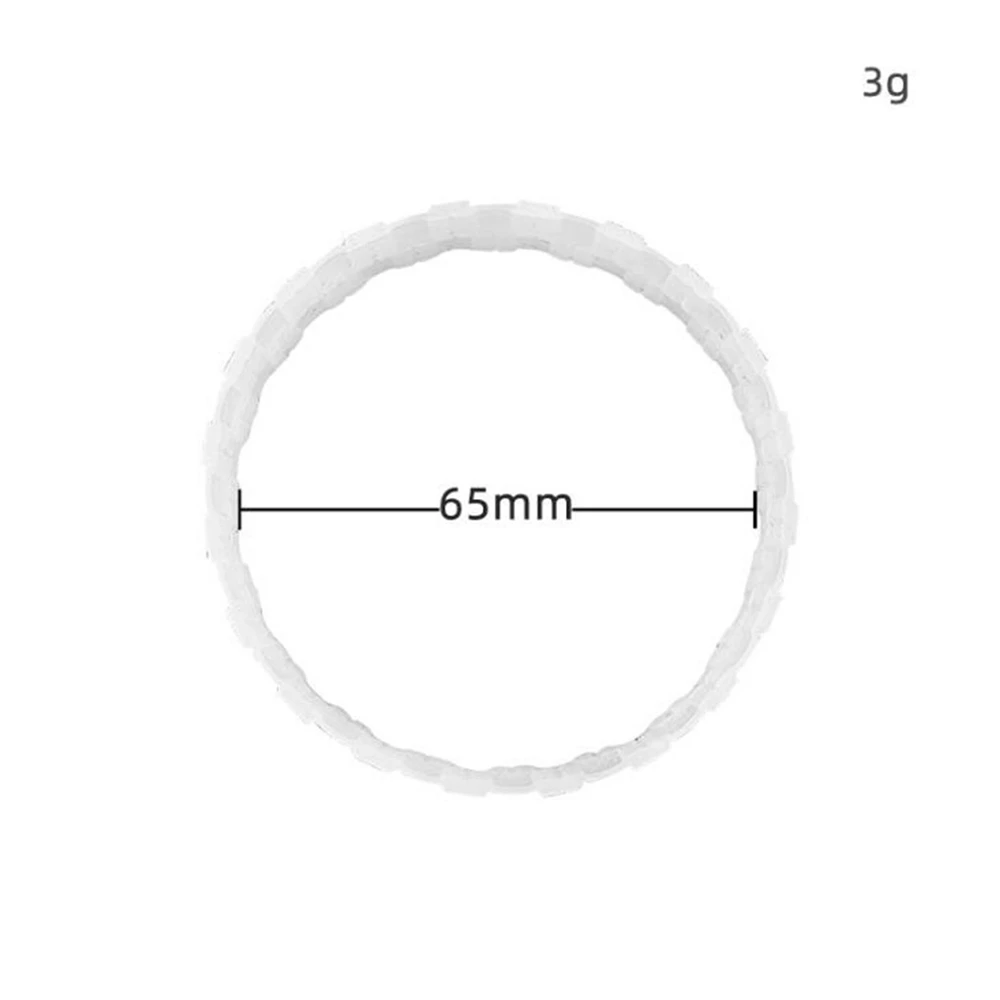 4 قطعة مكافحة ارتداء الإطارات حلقة مكنسة كهربائية عجلة الإطارات الجلد ل Ecovcas/ mi / Mi jia/ Roborock العالمي الإطارات 65 مللي متر