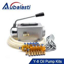 Aubalasti CNC Lubricating Oil Pump Hand-actuated CNC Router Electromagnetic Stainless Steel Body