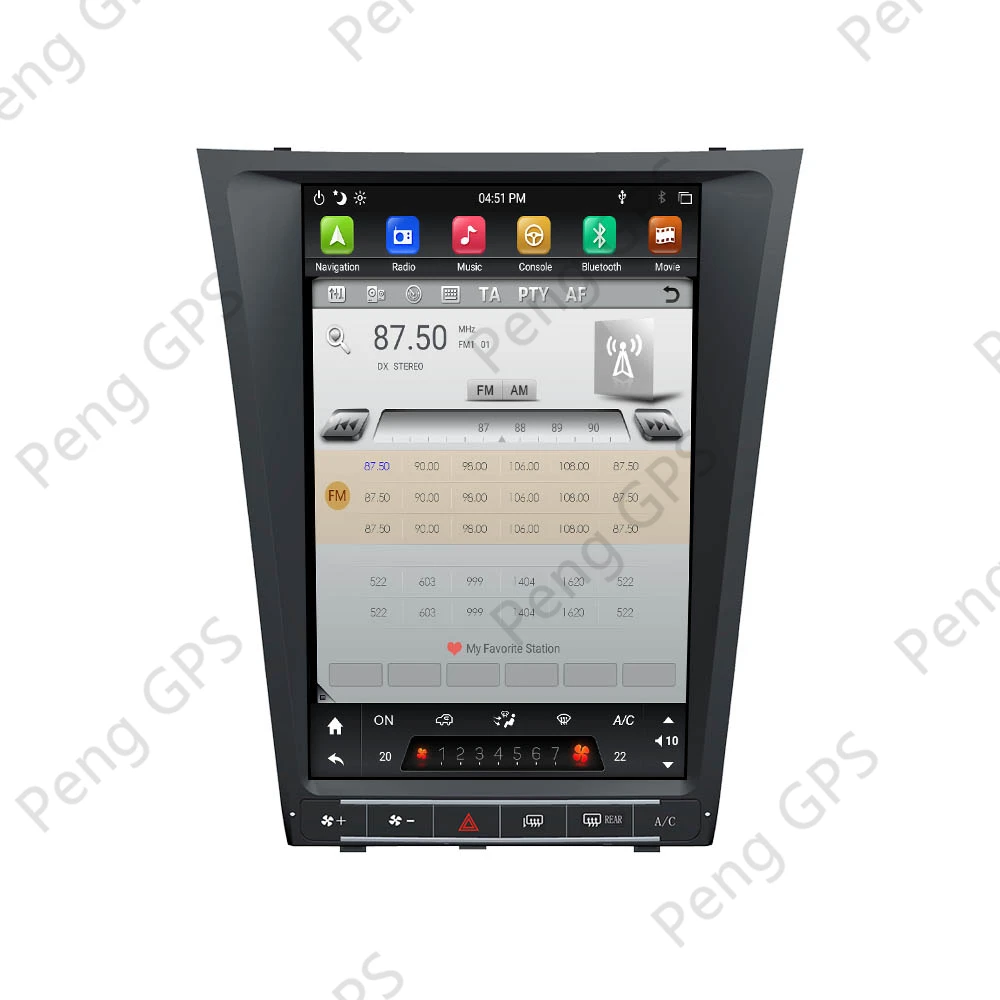 

12 "Android 13 автомобильный радиоприемник для Lexus RGS300 GS460 GS450 GS350 2004-2011 мультимедийный видеоплеер GPS-навигация Carplay стерео хост