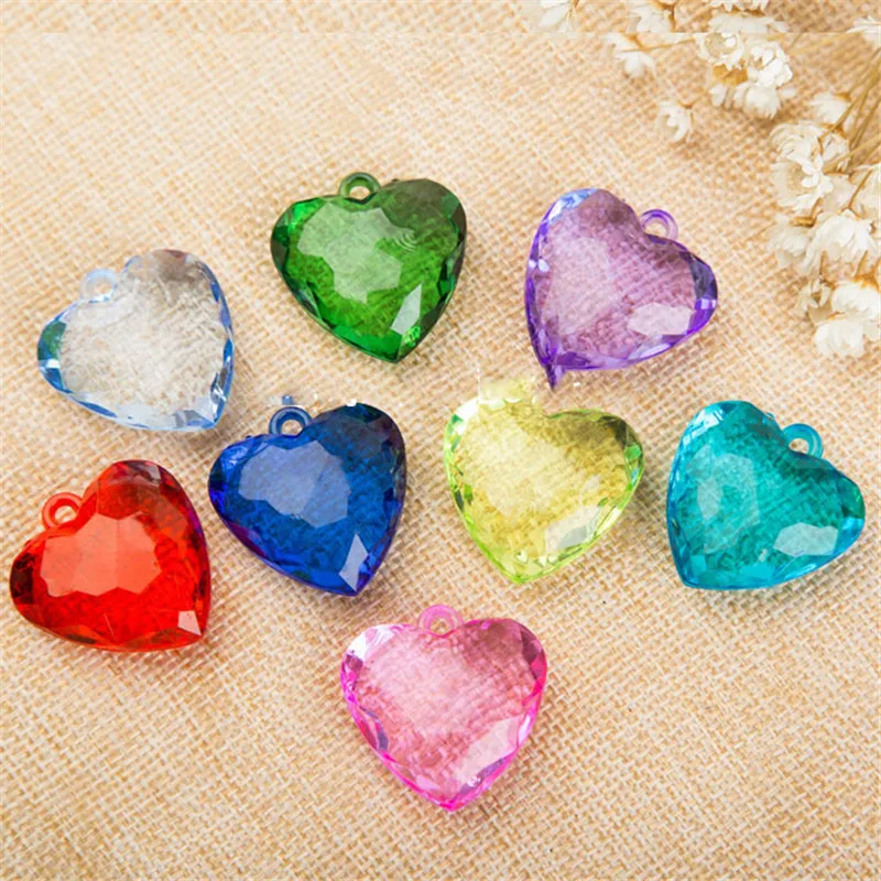 

80 шт., акриловые подвески для браслета, 30 х30 мм