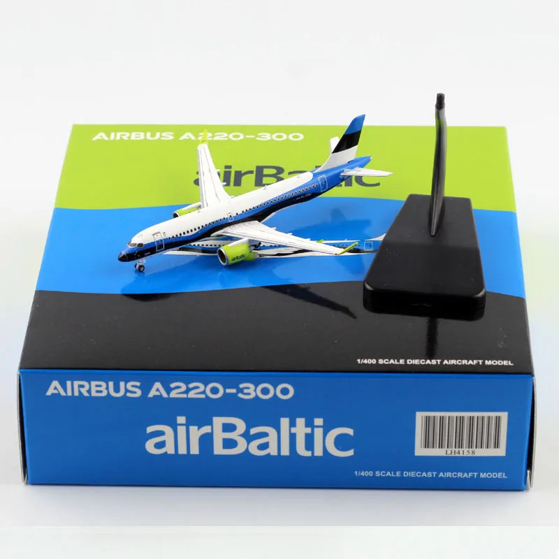 

Air Baltic A220-300 YL-CSJ Diecast 1/400 Scale Airplane Model Classic Collectible Static Display toys Alloy Plane