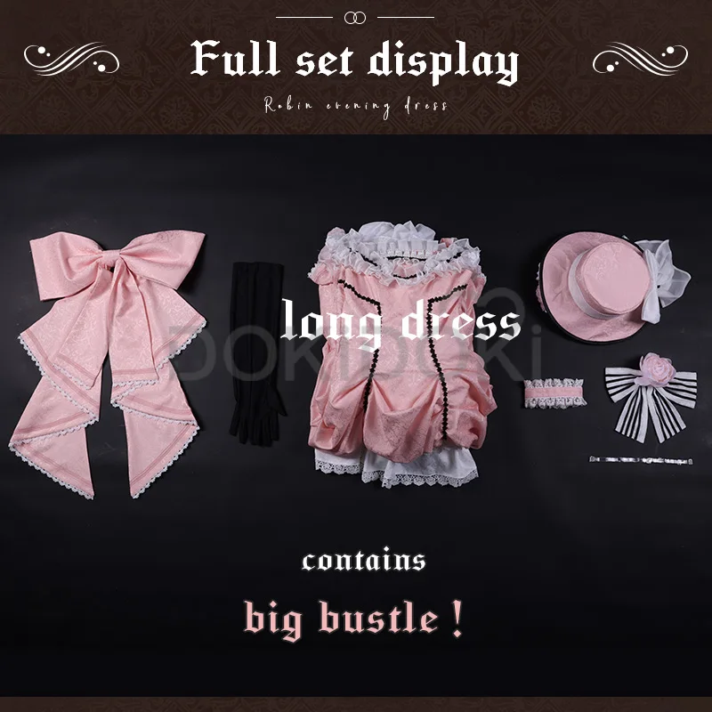 Ready for shipCiell Phantomhivee Cosplay Anime DokiDoki-SSR Women Costume  Evening Dress Bustle Ciell Cosplay - AliExpress 200000532