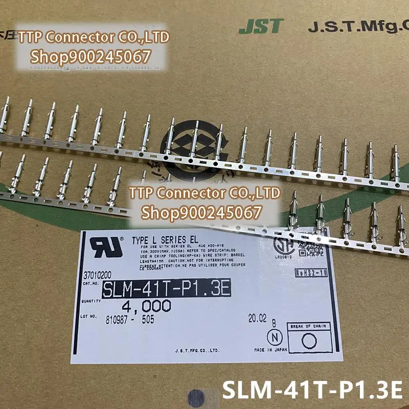 100 قطعة/الوحدة موصل SLM-41T-P1.3E قياس الأسلاك 16-20AWG 100% جديد وأصلي