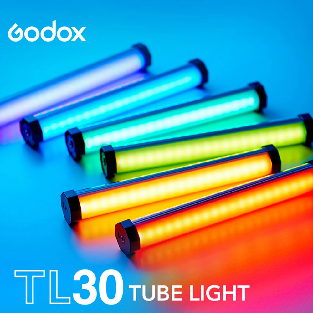 Imagem -02 - Luz de Tubo Godox Tl30 Rgb Bateria 2900mah Mini Foto Portátil Vídeo Led Iluminação de Preenchimento Contínuo Ice Stick Controle Remoto do Aplicativo