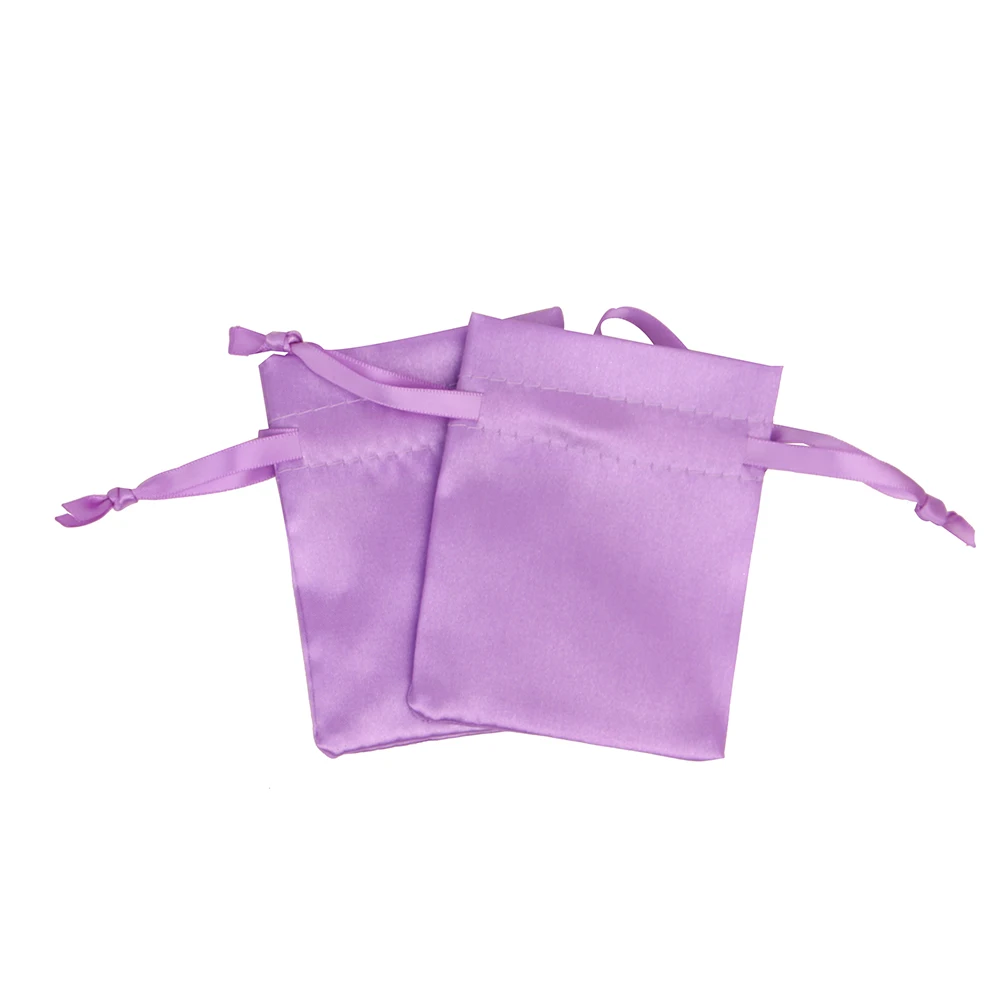 CBRL satin cheap drawstring bag satin fabric jewelry drawstring bag wholesale custom gift bag pouch for jewelry hair shoe gift