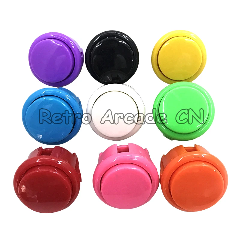 

Arcade Game Machine Console Diy Parts 30mm Push Button Copy Sanwa Snap Replace OBSF-30 10pcs free shipping