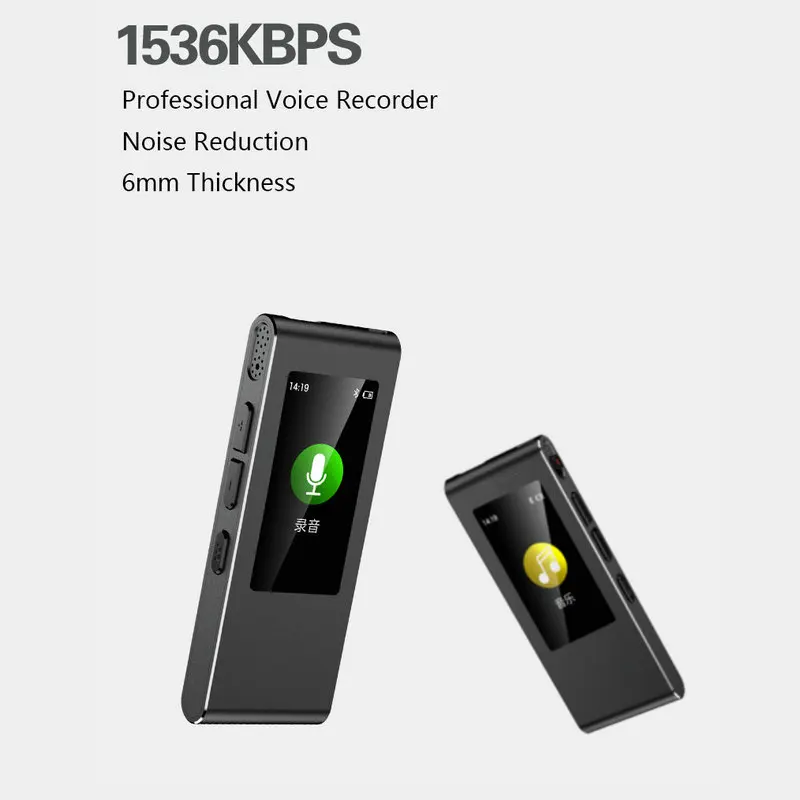 

Telele V97 Mini MP3 Player LCD Screen With TF Card Slot Music Player For Studing 8GB 16GB 32GB Voice Recorder With Bluetooth