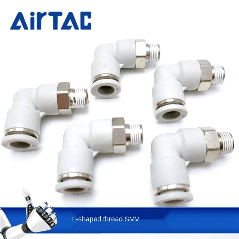 Conector neumático Airtac Original, APL4-M5, APL4-01, PL4M5, PL401, PL402