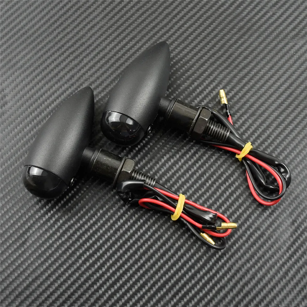 4Pcs Chrome Motorcycle Bullet LED Turn Signal Blinker Light For Harley Davidson 4Pcs Chrome Motorcycle Bullet LED Turn Signal Blinker Light For Harley Davidson