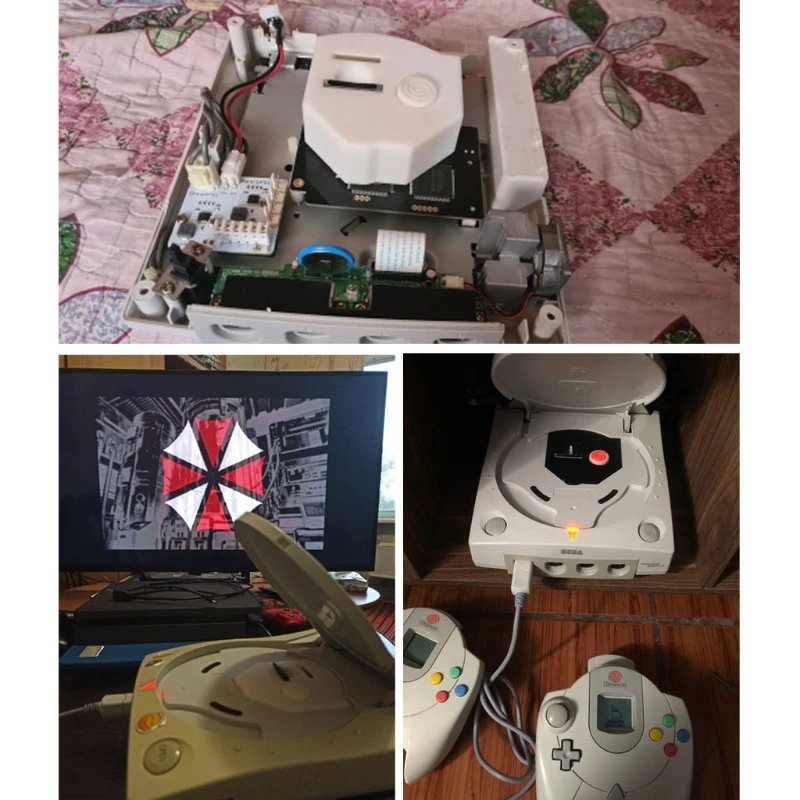 GDEMU รีโมท SD Card Mount ชุดอะแดปเตอร์สำหรับ SG Dreamcast GDEMU 20CB