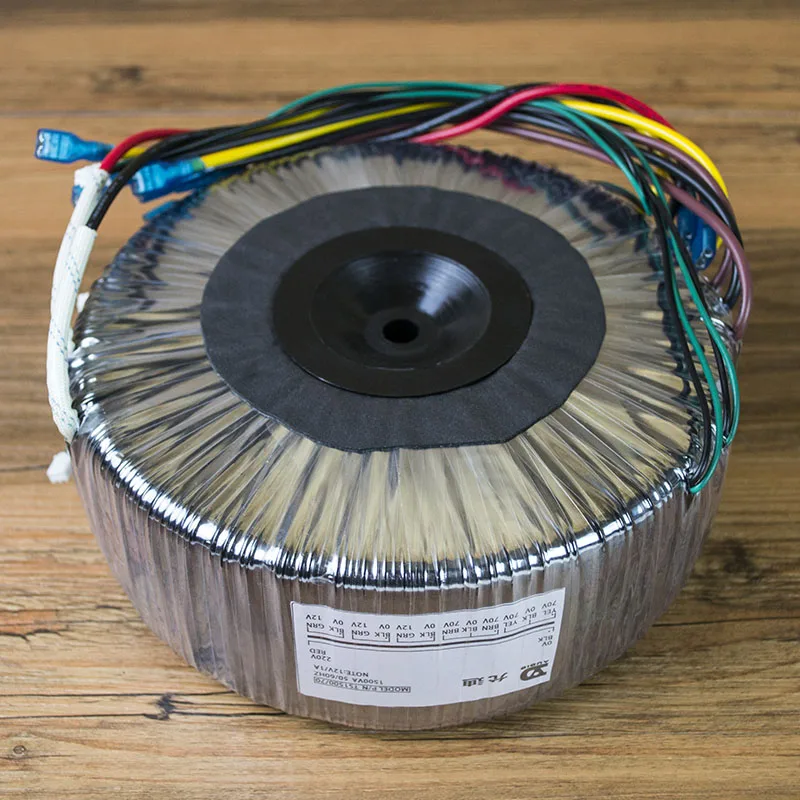 1500W ring cow 220v to double 70v two groups + single 12v three groups of pure copper wire high-power toroidal transformer