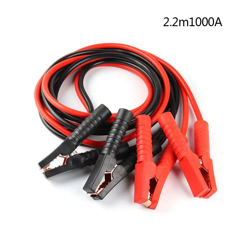 

Heavy Duty 1000AMP 2.2M Car Battery Jump Leads Booster Cables Jumper Cable For Car Van Truck