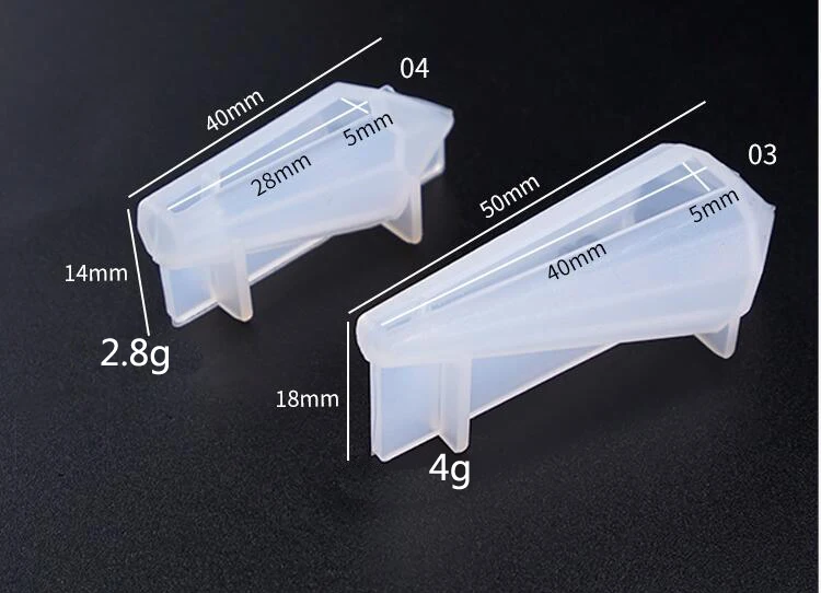 Quartz Shard Crystal Silicone Mold Point Mould Epoxy Resin UV Resin Craft Supplies UV Resin Epoxy Mold DIY Jewelry Pendant
