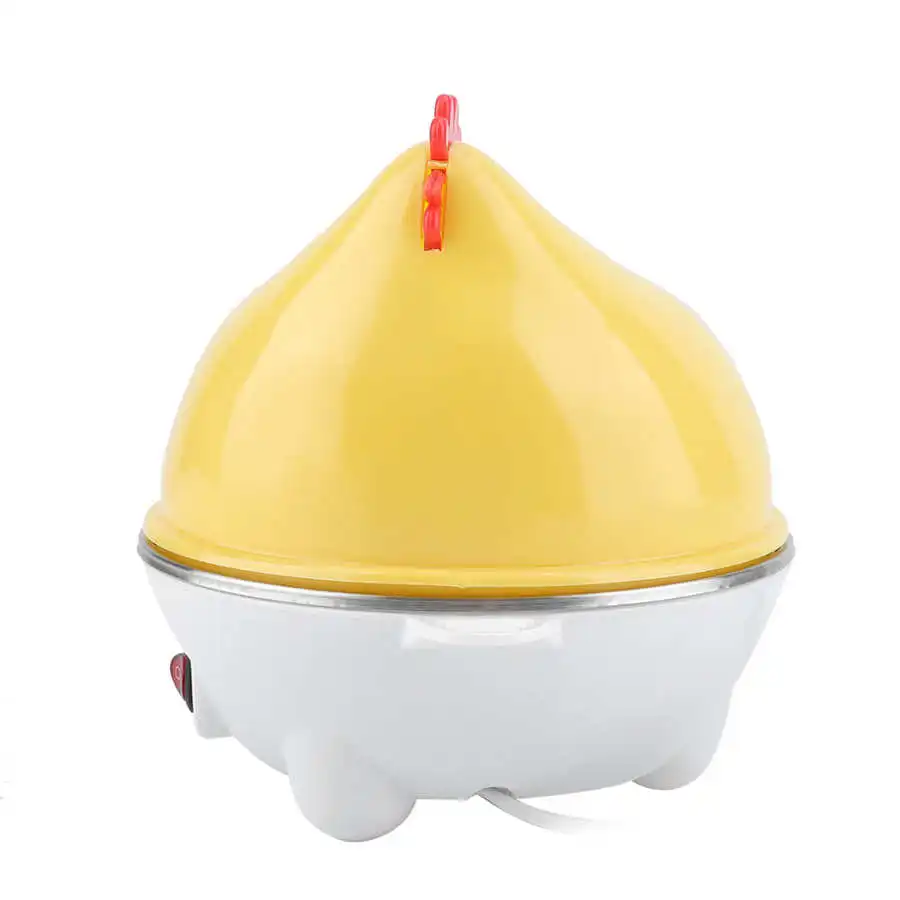 7 Eggs  Electric Egg Boiler Chicken Shape Eggs Cooker Multifunctional Corn Steamed Heating Milk Kitchen Breakfast Utensil