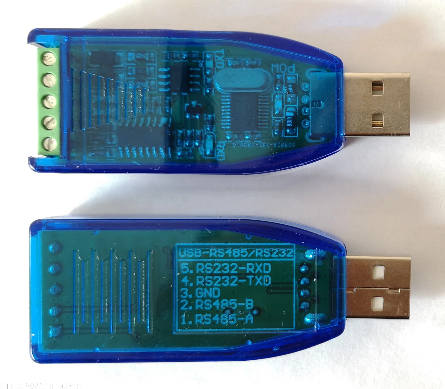 Convertidor de puerto serie USB a 485 USB a 232 USB Industrial a puerto Serial USB CH341 transmisión transparente bidireccional