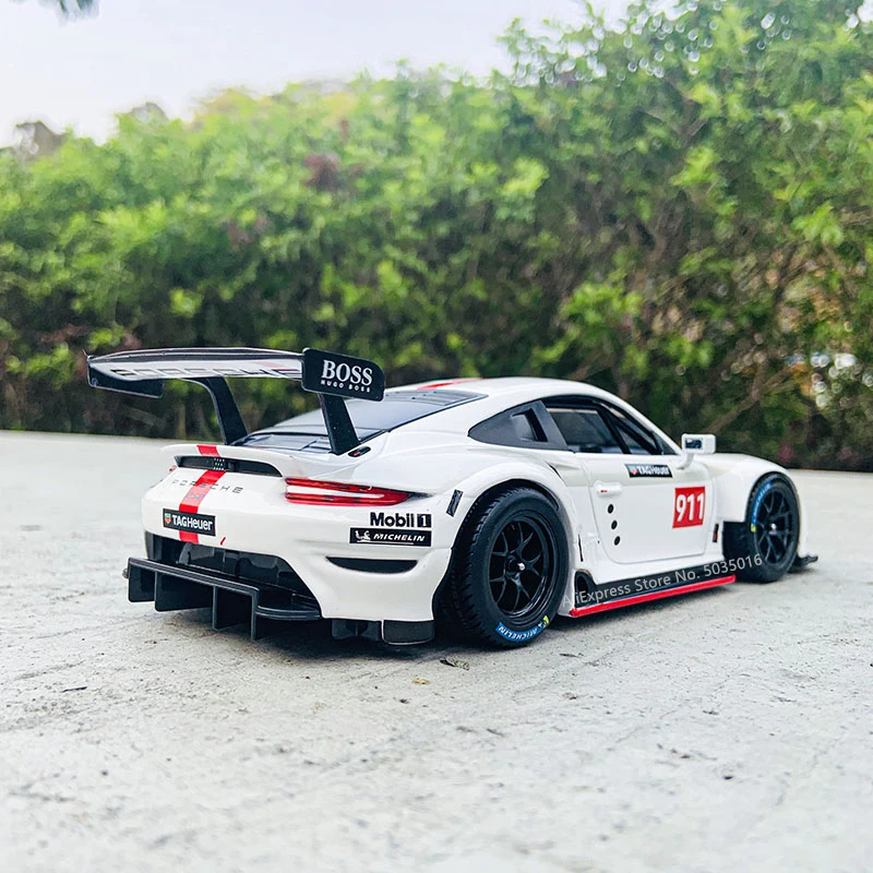 Bburago 1:24 Porsche 911 RSR racing edition druckguss legierung auto modell Kunst Deco Sammlung Spielzeug werkzeuge geschenk fabrik genehmigung