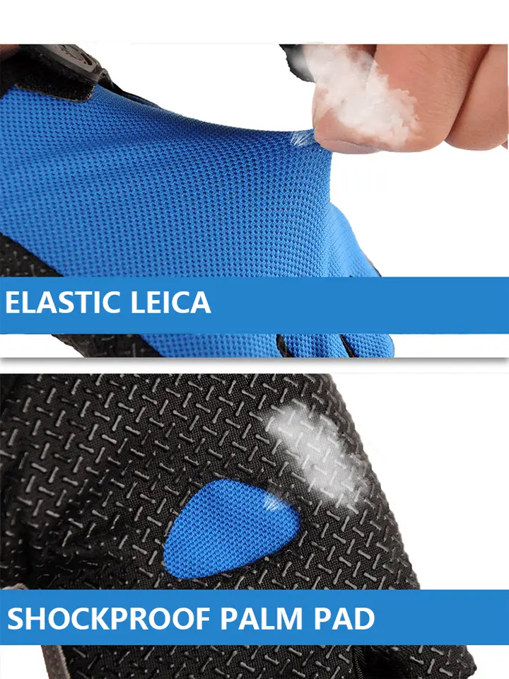 Professional Gym Fitness Breathable Anti-Slip Women Men Half Finger Summer Fishing Cycling Fingerless Gloves Female Bicycle Bike - 3