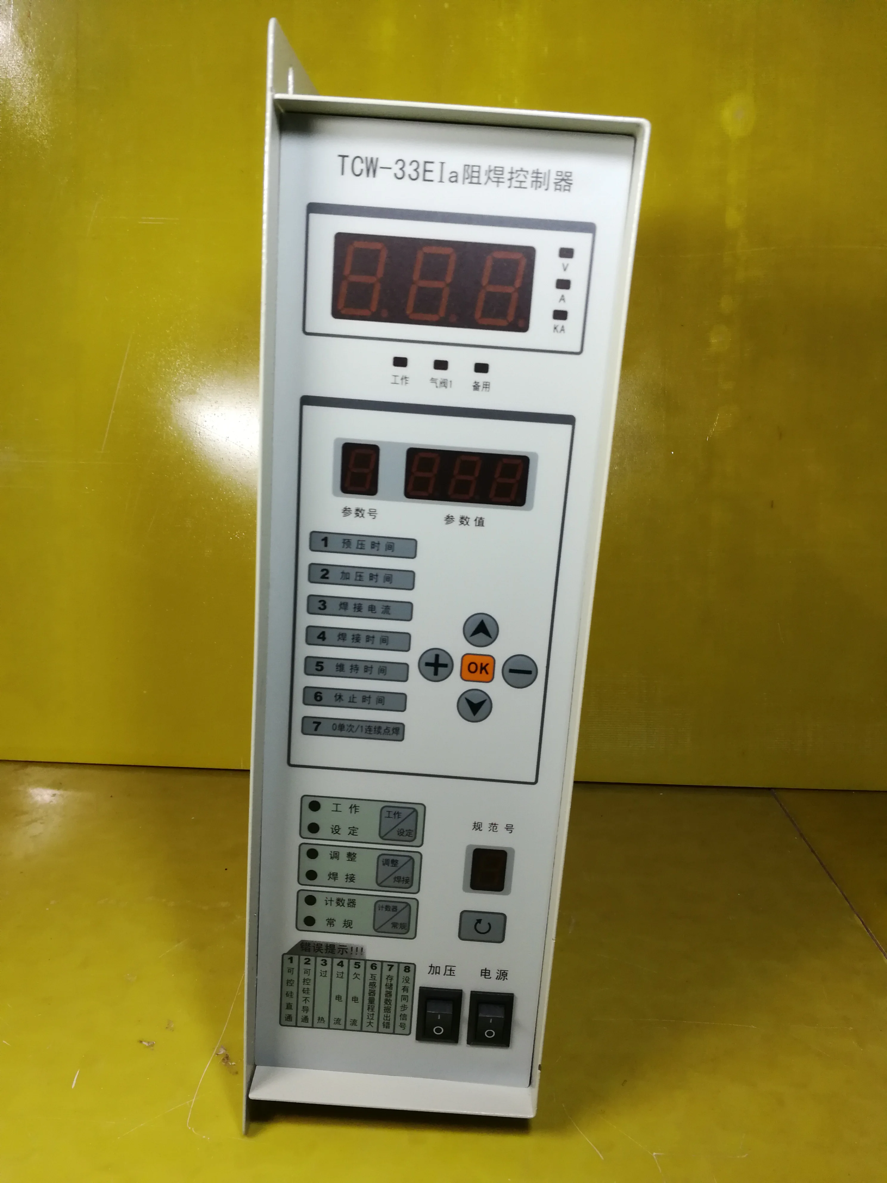 Microcomputer Resistance Welding Controller TCW-33EI Spot Welder Control Board Pneumatic Spot Welder Controller