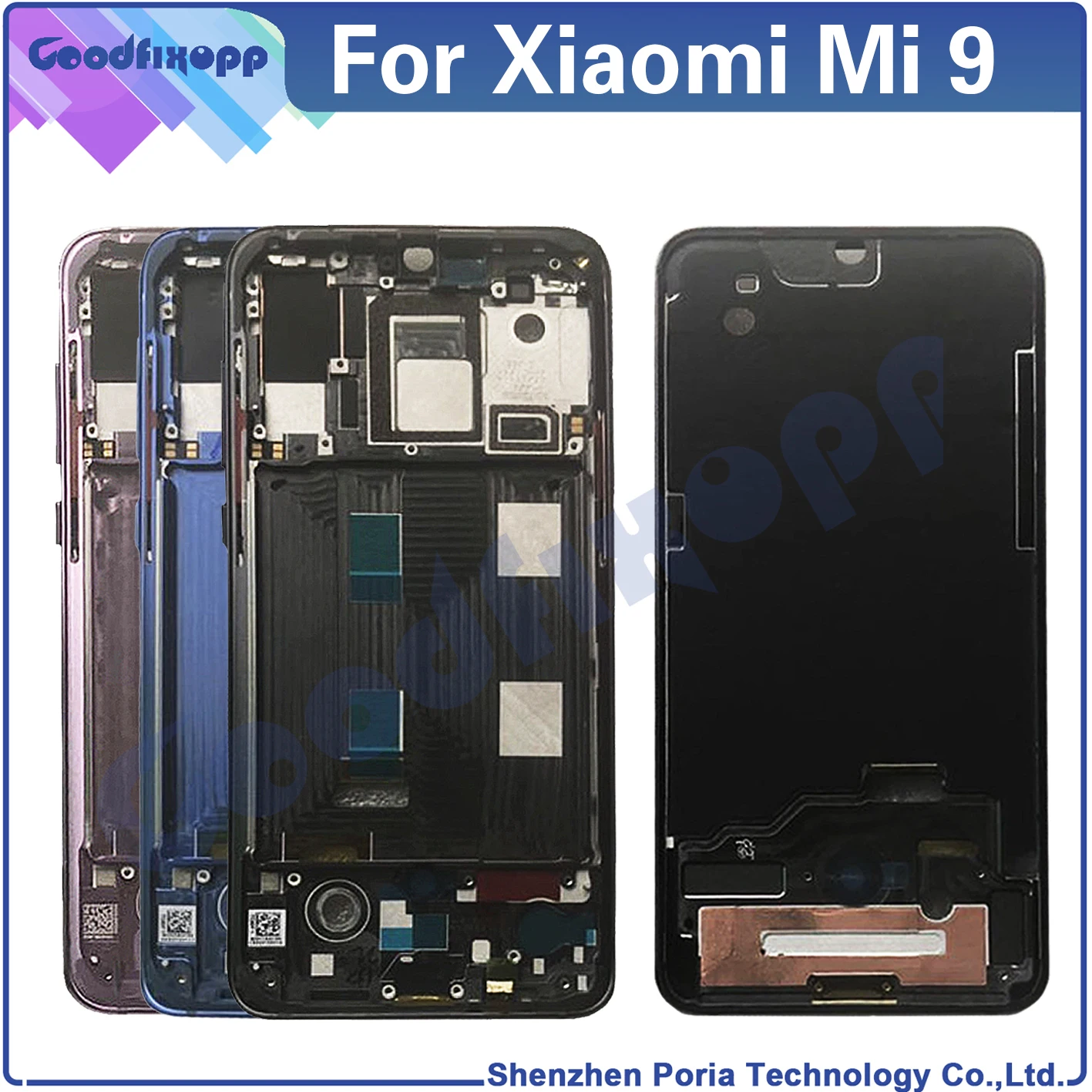 Frame For Xiaomi Mi9 Mi9T Mi9SE Mi9Pro Media Case Front Frame Screen Frame Middle Bezel Frame For Xiaomi Mi 9 SE 9 Pro 9T