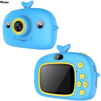 Mini cartoon camera kids 1500W digital camera 2.0 inch IPS children&#x27;s video camera children&#x27;s toy camera birthday gift