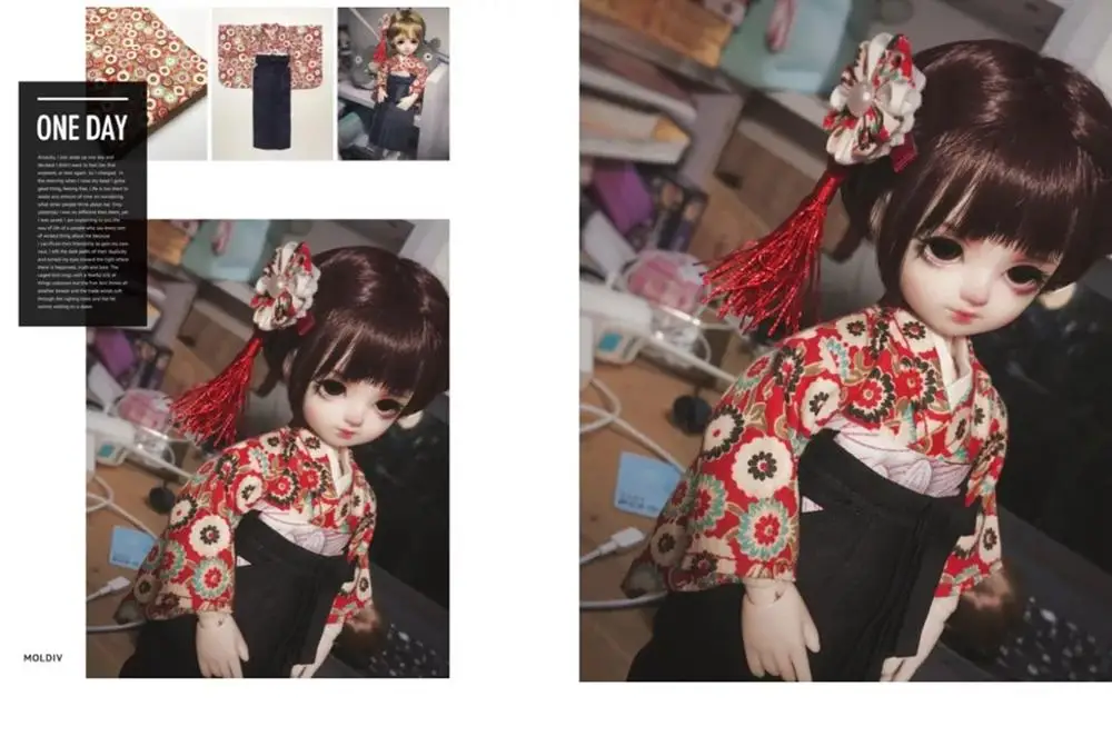 OB11 blyth 1/6 1/8 1/4 1/3 BJD clothes accessories ancient costume Japanese kimono yukata for BJD/SD Strong uncle doll C0440