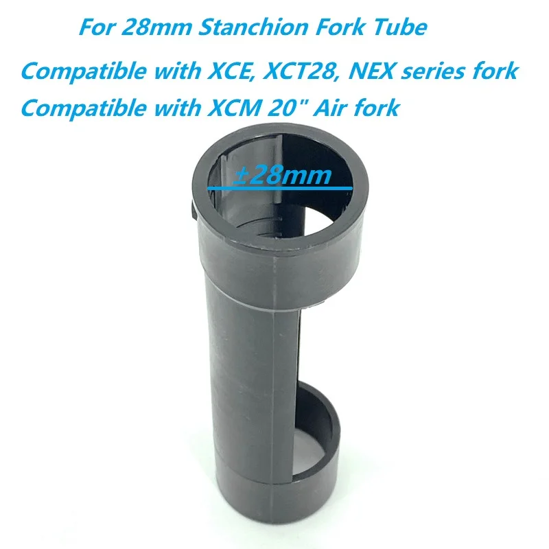 Sr suntour garfo dianteiro xct 28mm stanchion garfo tubo de vedação de óleo do limpador anel de vedação de poeira manga deslizante tubo de guia de revestimento interno